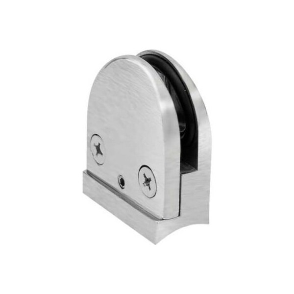 Lavi Industries Lavi Industries, Glass Grip, Radius, for 1.5" Tubing, Satin Stainless Steel 44-816/1H - main